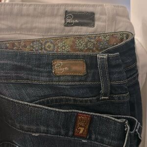Paige jeans and 7’s for all humanity!